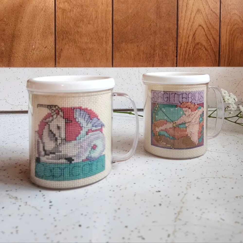 Vintage Astrological Sign Mugs